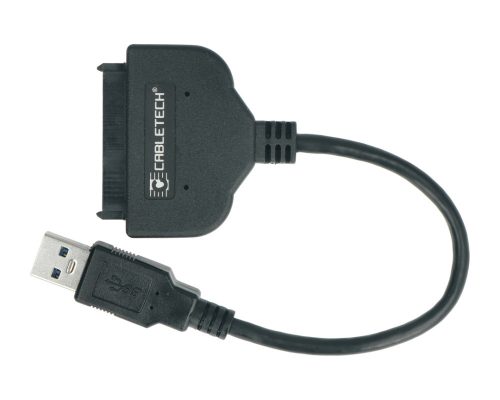 Merevlemez- adapterkábel, kábeltech adapter USB 3.0 SATA - 0,16m