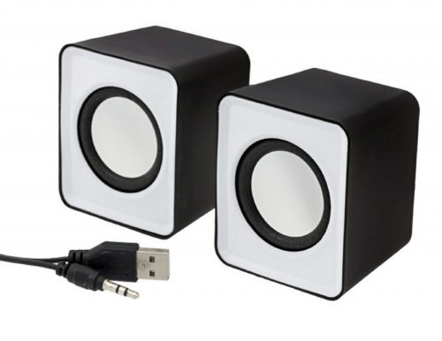 Mini számítógépes hangszórók 2x3W USB